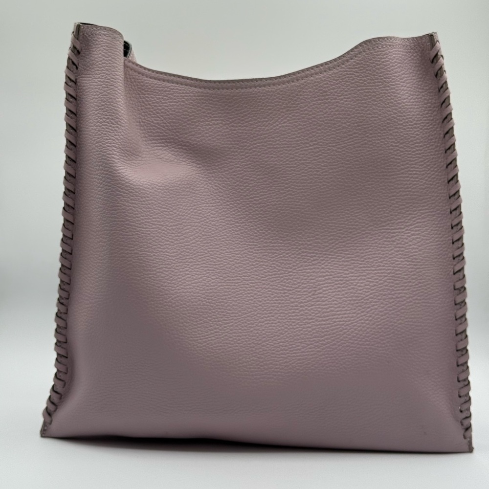 Woman's Elegant Business Leather Shoulder Pink Bag - Crafted by Ripani - Picture 8 of 16